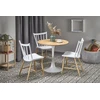 STING table, color: top - golden oak, legs - baltas