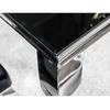 Signal Meble Valgomojo stalas PRINCE, 150 x 90 cm, juoda/chromo