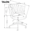 TALON chair, pilkas