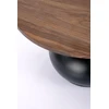 TIMOR c.table walnut / juodas