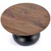 TIMOR c.table walnut / juodas