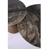 TOWER set of 2 c.tables ruda marble / walnut