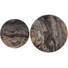 TOWER set of 2 c.tables ruda marble / walnut