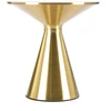 TRIBECA coffee table, baltas marble / auksinis