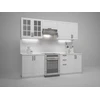 TV staliukas MICHELLA 240 baltas