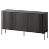 TV staliukas Cama Meble Cama VERA chest of drawers 150x40x80 juodas matt