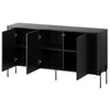 TV staliukas Cama Meble Cama VERA chest of drawers 150x40x80 juodas matt