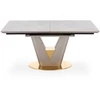 VALENTINO table light pilkas/auksinis