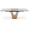 VALENTINO table light pilkas/auksinis