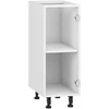 VENTO D-30/82 carcass, lower cabinet baltas