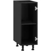VENTO D-30/82 carcass, lower cabinet juodas
