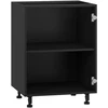 VENTO D-60/82 carcass, lower cabinet juodas