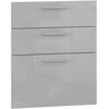 VENTO D3S_H-60/82 fronts, color: light pilkas high gloss