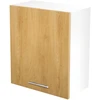 VENTO G-60/72 top cabinet, color: baltas / honey oak