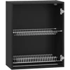 VENTO G-60/82 carcass, upper cabinet with drainer juodas