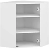 VENTO GN-60/72 carcass, upper corner cabinet baltas