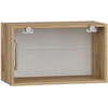 VENTO GO-60/36 carcass, upper hood cabinet baltas