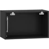 VENTO GO-60/36 carcass, upper hood cabinet juodas