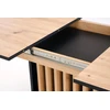 WILSON extension table, top - artisan oak / juodas, legs - artisan oak / juodas
