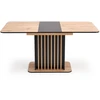 WILSON extension table, top - artisan oak / juodas, legs - artisan oak / juodas