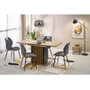 WILSON extension table, top - artisan oak / juodas, legs - artisan oak / juodas