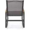 ZLATAN garden chair, color: d.pilkas / l.pilkas