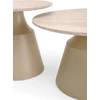 ZURICH set of 2 c.tables travertine / cashmere