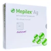 MEPILEX Ag 10x10cm antibakterinis putplasčio tvarstis žaizdoms, opoms 5 vnt.