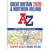 KNYGA A Z Maps Great Britain A-Z Super Scale Road Atlas 2026 (A3 Spiral)