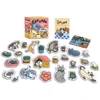 KNYGA Alasdair Stuart Cat Cafe Magnet Set