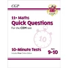 KNYGA Bookshop 11+ CEM 10-Minute Tests: Maths Quick Questions - Ages 9-10 (with Online Edition)