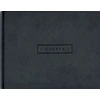 KNYGA Bookshop Artisan Guest Book/Classic Juodas