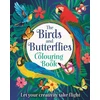 KNYGA Bookshop Birds and Butterflies Colouring Book