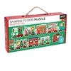 KNYGA Bookshop Christmas Train Shaped Floor Puzzle