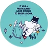 KNYGA Bookshop Coaster Single Ceramic - Moomin (Moominpappa)