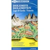 KNYGA Bookshop Dolomites / Lake Garda / Venice road map &amp; panoramic map