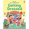 KNYGA Bookshop First Sticker Book Getting Dressed
