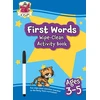 KNYGA Bookshop First Words Wipe-Clean Activity Book for Ages 3-5 (with pen)