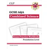 KNYGA Bookshop GCSE Combined Science AQA Exam Practice Workbook - Foundation (includes answers)