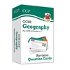 KNYGA Bookshop Cgp Books GCSE Geography OCR B Revision Question Cards