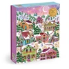 KNYGA Bookshop Joy Laforme Snowcap Village 1000 Piece Foil Puzzle