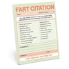 KNYGA Bookshop Knock Knock Fart Citation Nifty Note (Pastel Version)