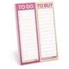 KNYGA Bookshop Knock Knock To Do / To Buy Perforated Pad (Pastel Version)