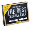 KNYGA Bookshop Knock Knock Why You’re the Best Teacher Ever Book Fill in the Love Fill-in-the-Blank Book &amp; Gift Journal
