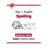 KNYGA Bookshop KS1 Spelling Year 1 Daily Practice Book: Autumn Term
