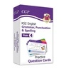 KNYGA Bookshop Cgp Books KS2 English Year 4 Practice Question Cards: Grammar, Punctuation &amp; Spelling