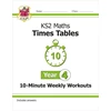 KNYGA Bookshop KS2 Year 4 Maths Times Tables 10-Minute Weekly Workouts