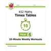 KNYGA Bookshop KS2 Year 6 Maths Times Tables 10-Minute Weekly Workouts
