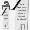 Bookshop Literary Bookmarks - Checked My Phone