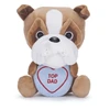 KNYGA Bookshop Love Hearts 7" Top Dad Bulldog Plush Gift